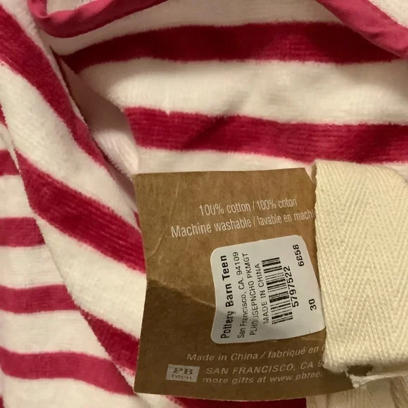 PB Teens| NWT Poolhouse Poncho Resort Vacation Beach Poolside - Picture 6 of 8